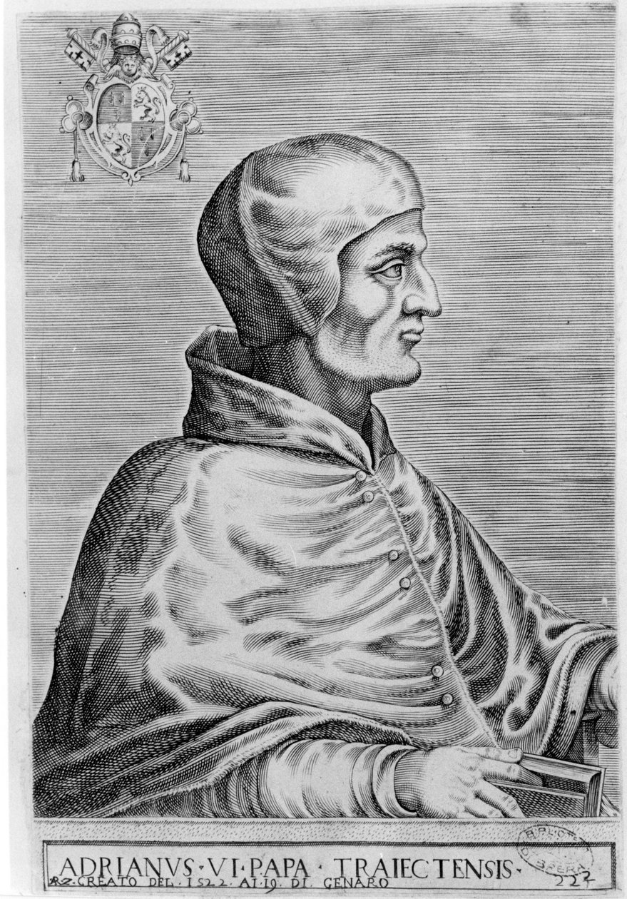 Papst Adrian VI (1459 - 1523) von Unknown artist