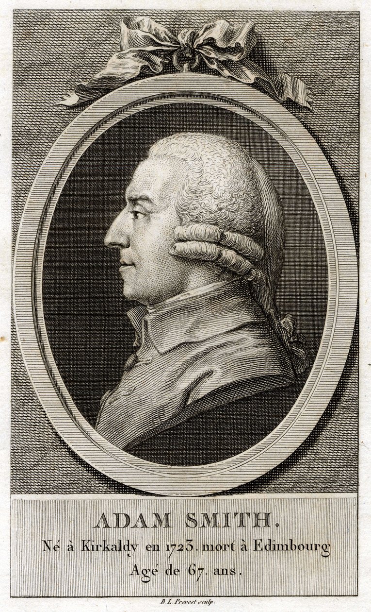 Porträt von Adam Smith (1723 - 1790), schottischer Philosoph und Ökonom. von Unknown artist