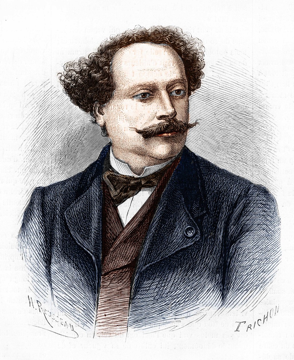 Porträt von Alexandre Dumas Jr. (1824-1895), französischer Schriftsteller von Unknown artist