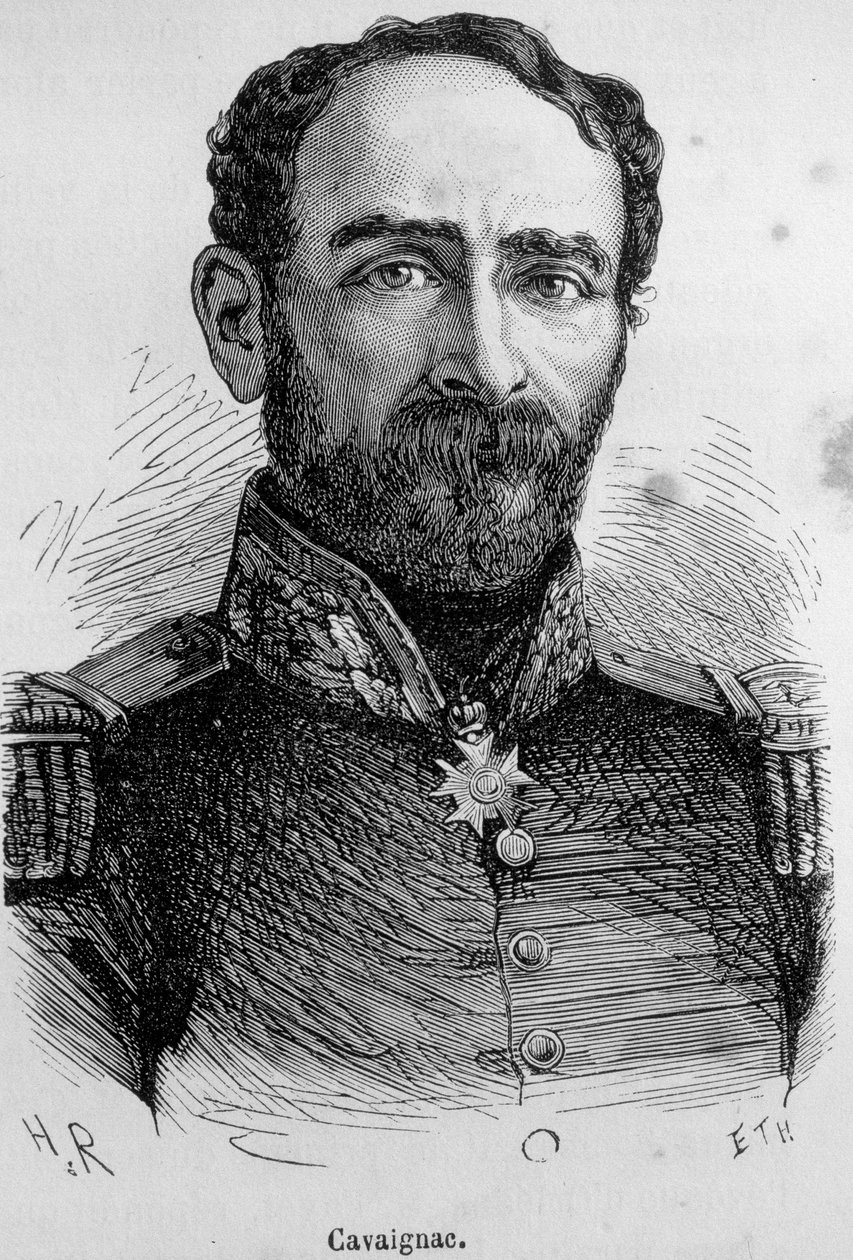 Porträt von Cavaignac (1802-1857), französischer Politiker und General von Unknown artist