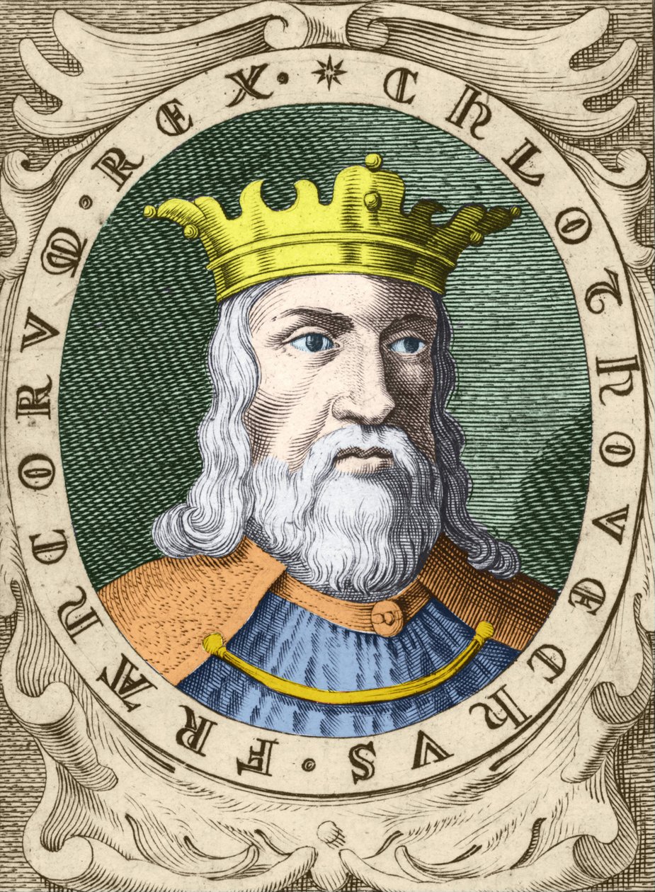 Porträt von Chlodwig I. (ca. 466 - 511), König der Franken von Unknown artist