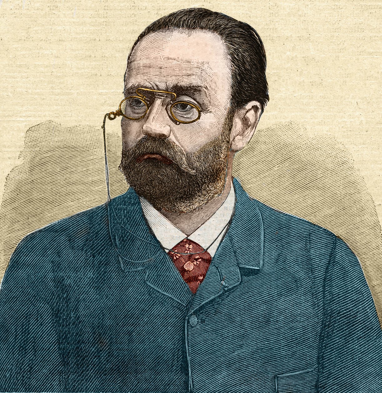 Porträt von Emile Zola (1840-1902), französischer Schriftsteller von Unknown artist