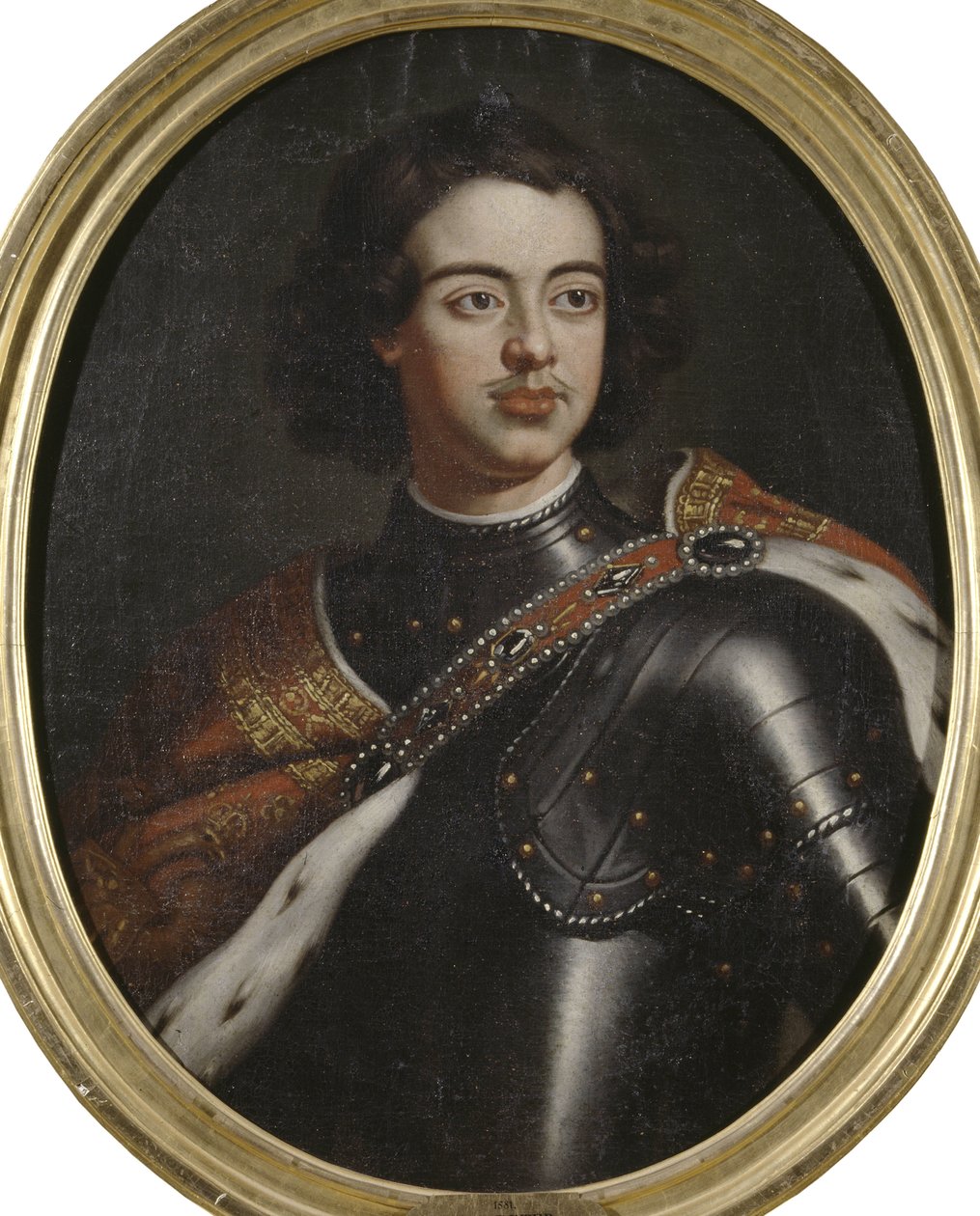 Porträt von Kaiser Peter I. der Große (1672-1725) von Unknown artist