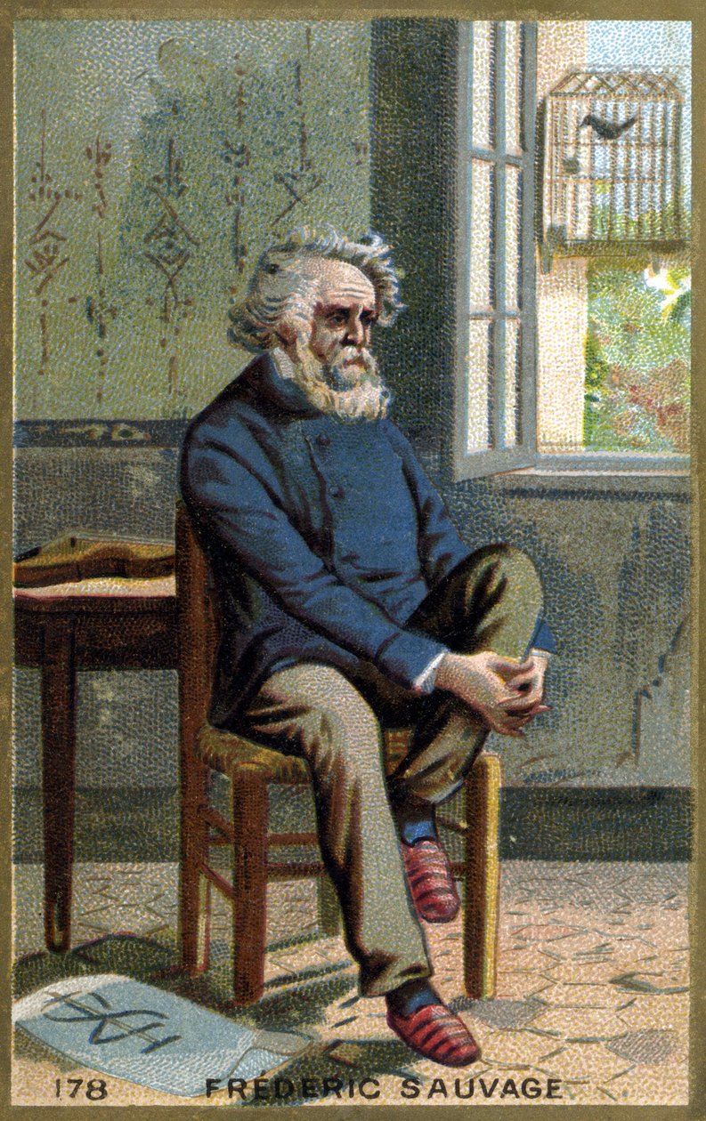 Porträt von Frédéric Sauvage (1786 - 1857), französischer Erfinder von Unknown artist