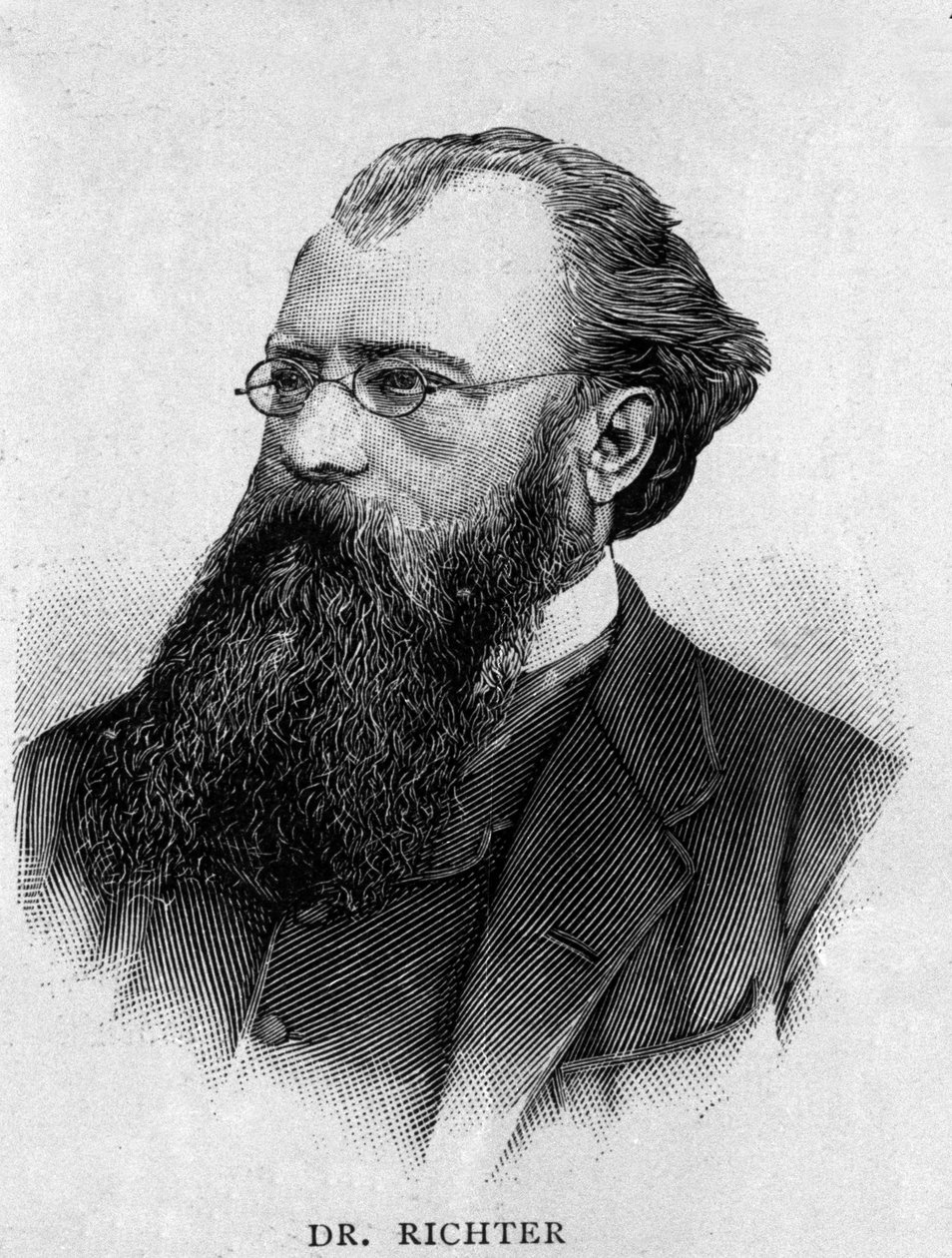 Porträt des deutschen Dirigenten Hans Richter (1843 - 1916). von Unknown artist