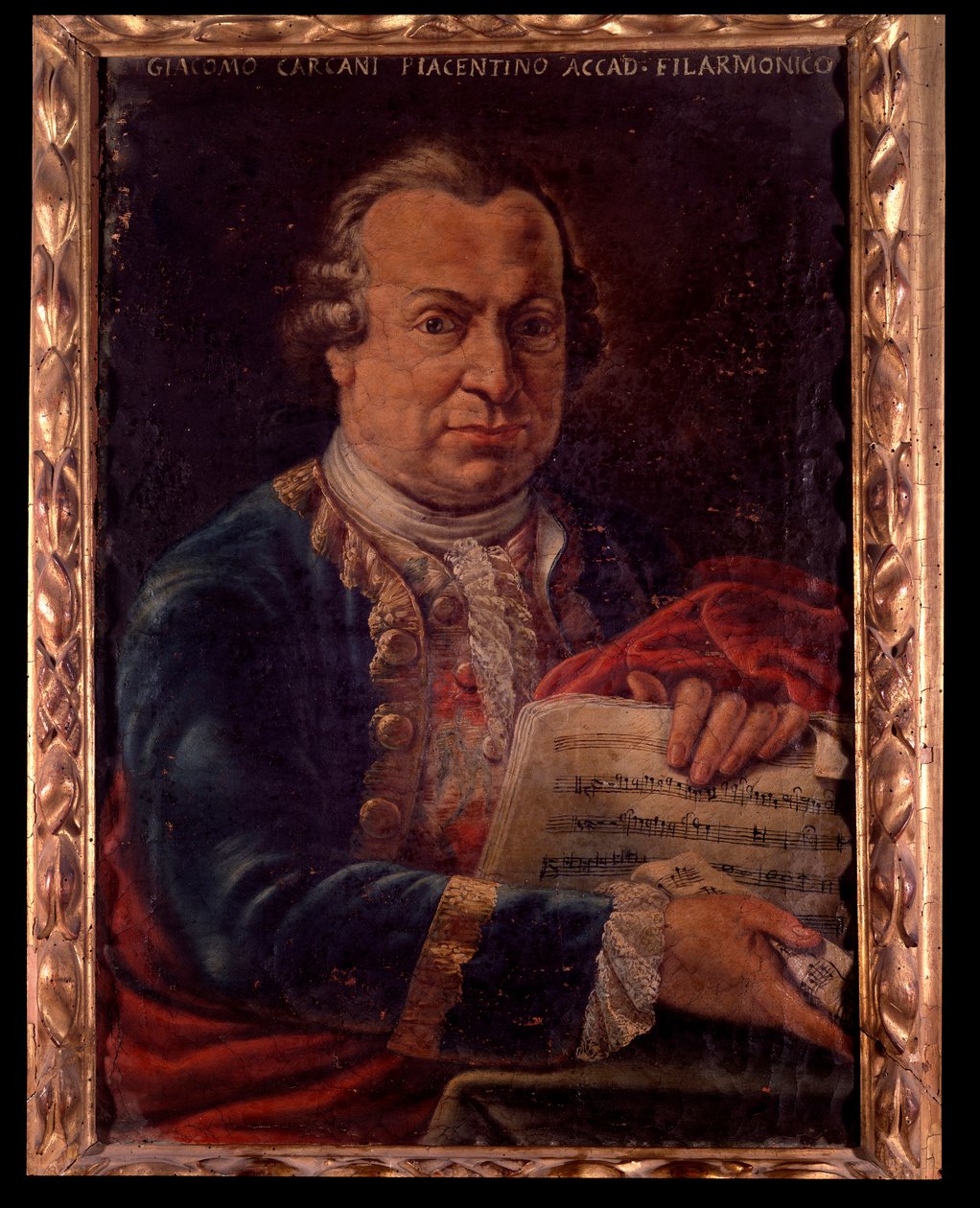 Porträt von Giacomo Carcani, italienischer Komponist von Unknown artist
