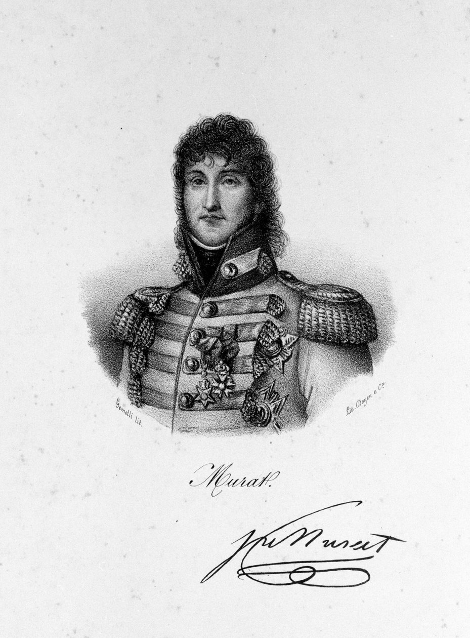 Porträt von Joachim Murat (1767 - 1815), Marschall von Frankreich, König von Neapel von Unknown artist