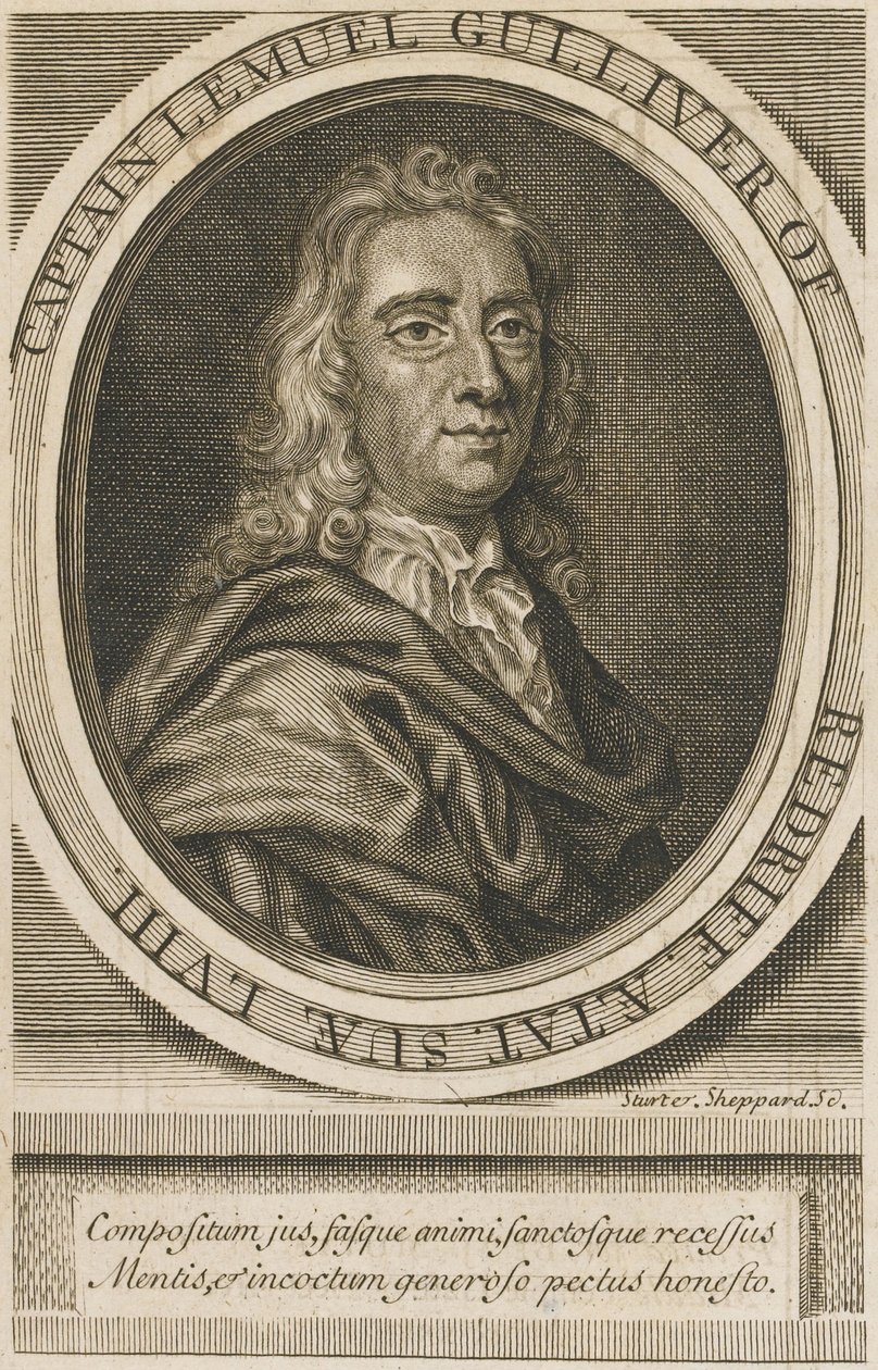 Porträt von Jonathan Swift von Unknown artist