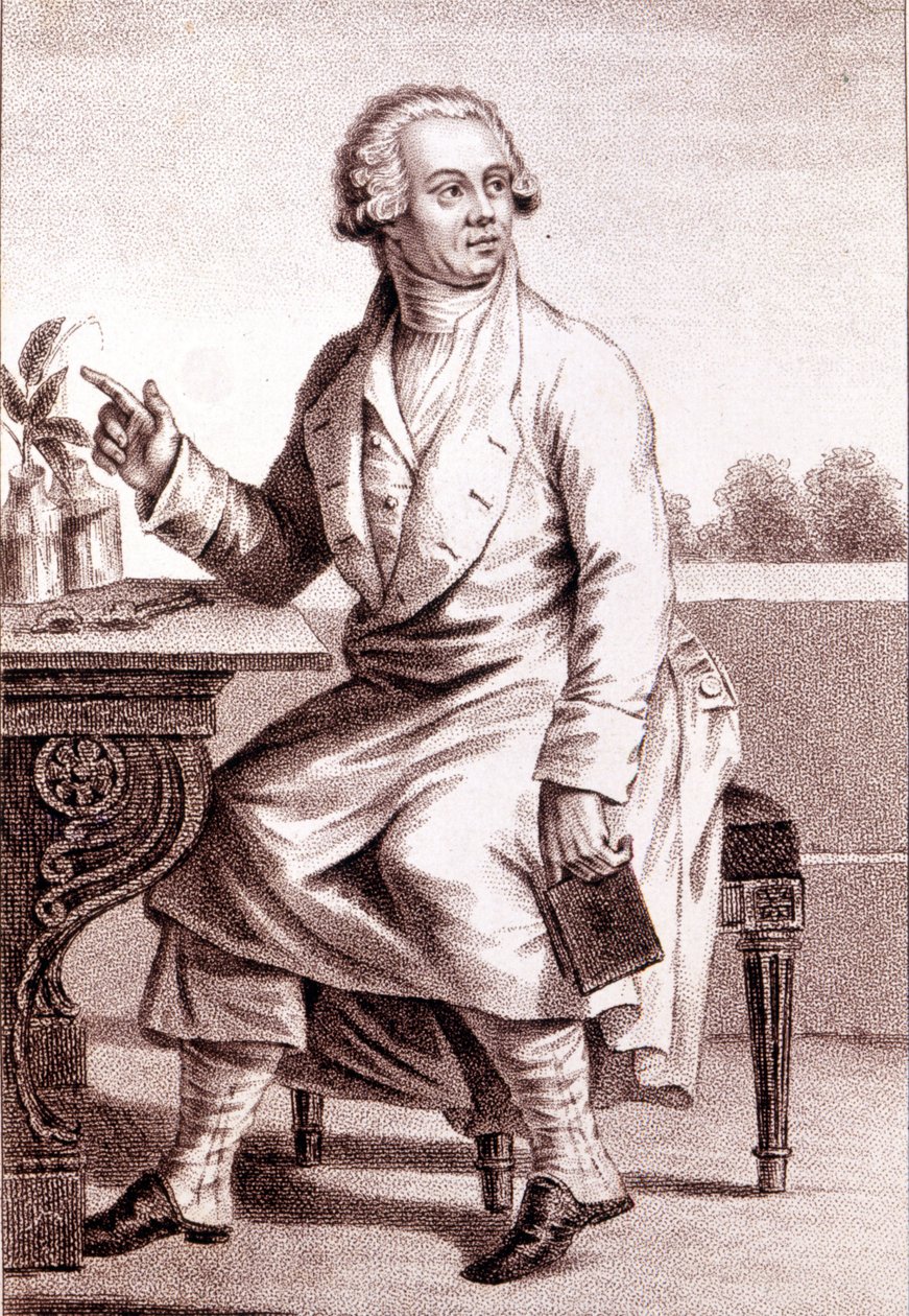 Porträt von Lavoisier (1743-1794) von Unknown artist