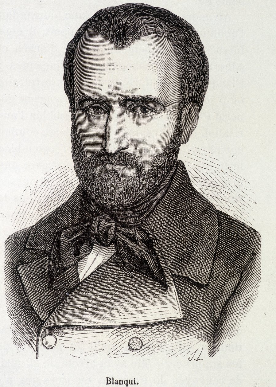 Porträt von Louis Auguste Blanqui (1805-1881), französischer Sozialist und revolutionärer Theoretiker von Unknown artist