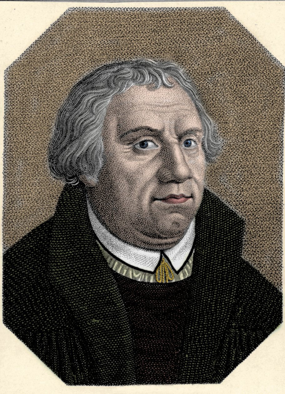 Porträt von Martin Luther (1483-1546) deutscher Reformator. von Unknown artist