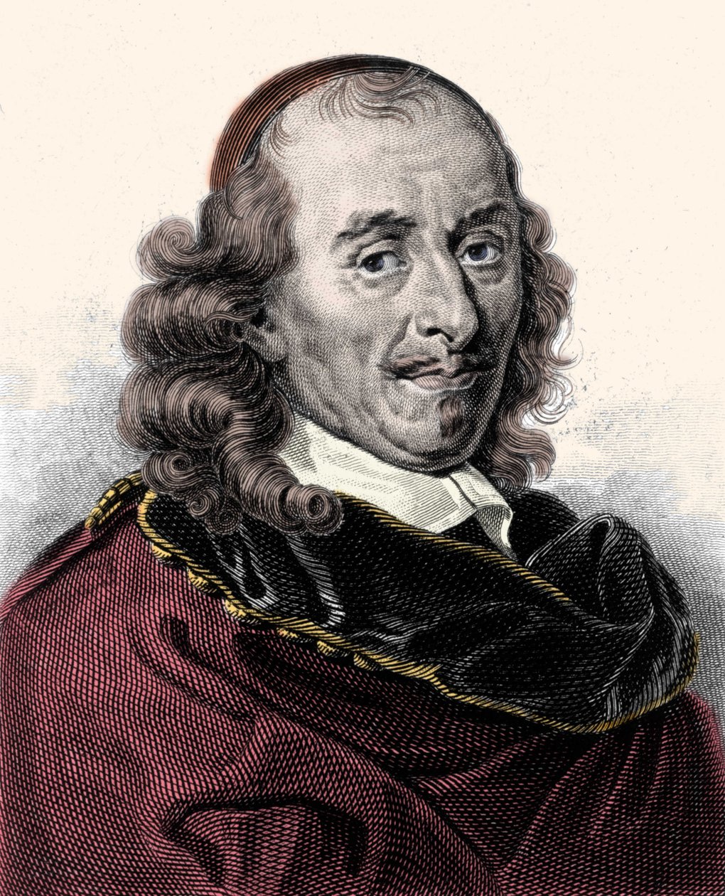 Porträt von Pierre Corneille (1606-1684), Stich aus dem 19. Jahrhundert von Unknown artist