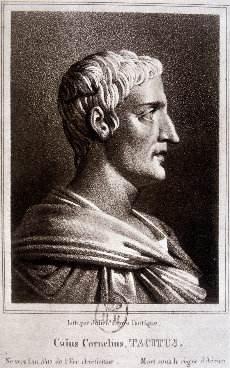 Porträt von Publius Cornelius Tacitus genannt Tacitus, römischer Historiker (ca. 56 - ca. 120). von Unknown artist
