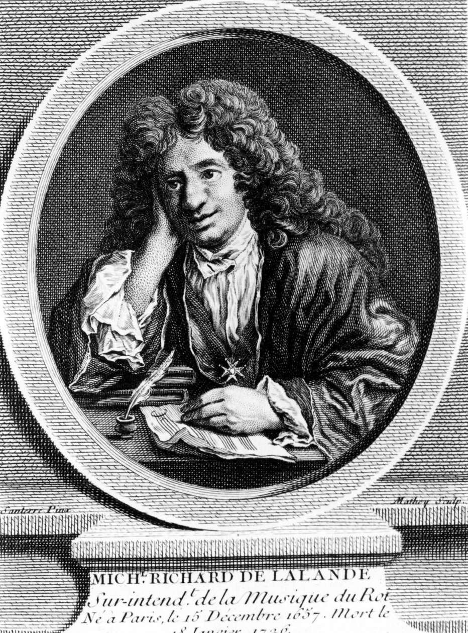 Porträt von Richard Delalande, Superintendent der Musik des Königs; geb. 15. Dez. 1657 in Paris; gest. 18. Jan. 1726. von Unknown artist