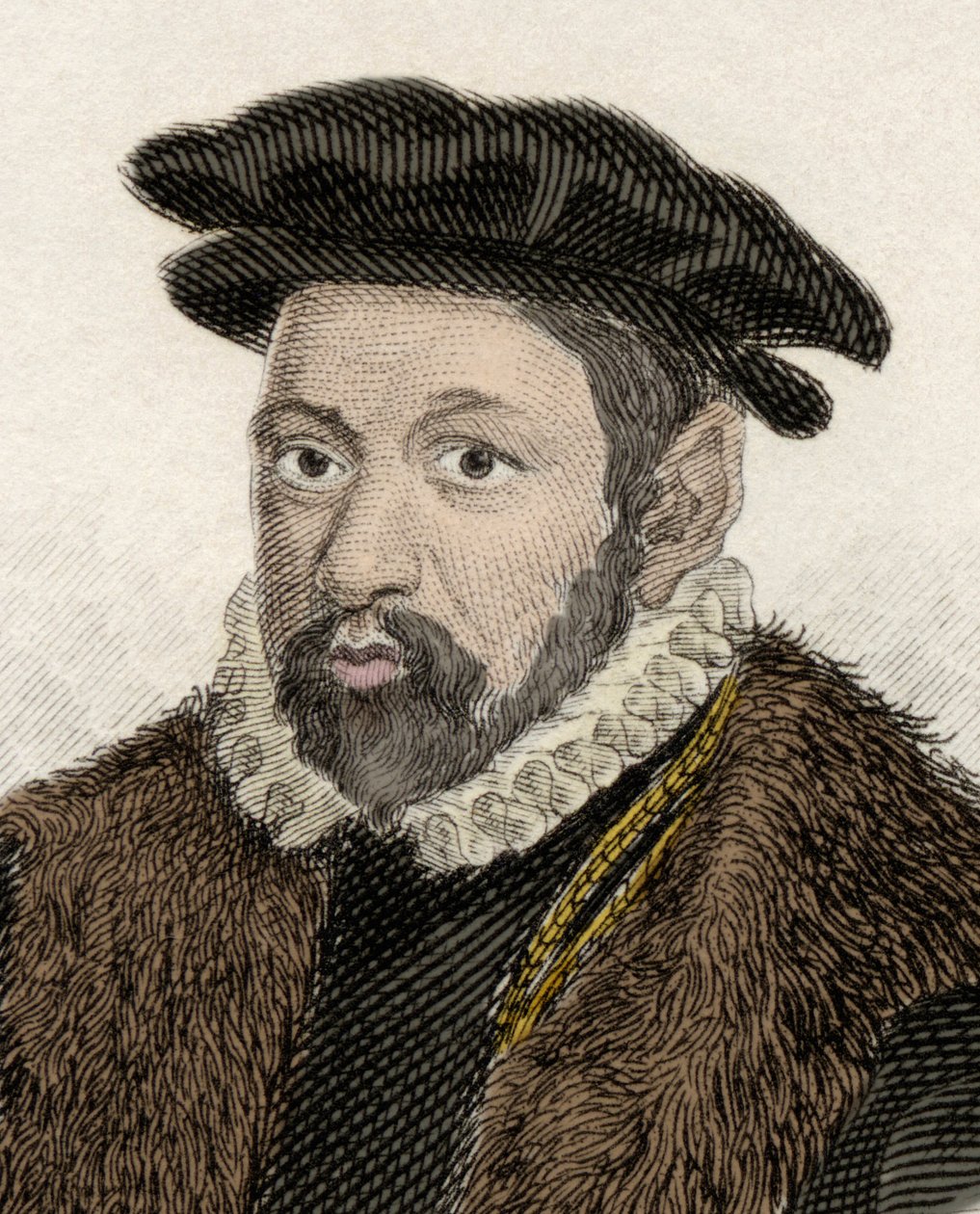 Porträt von Sir Nicholas Bacon (1510-1579), englischer Politiker und Anwalt von Unknown artist