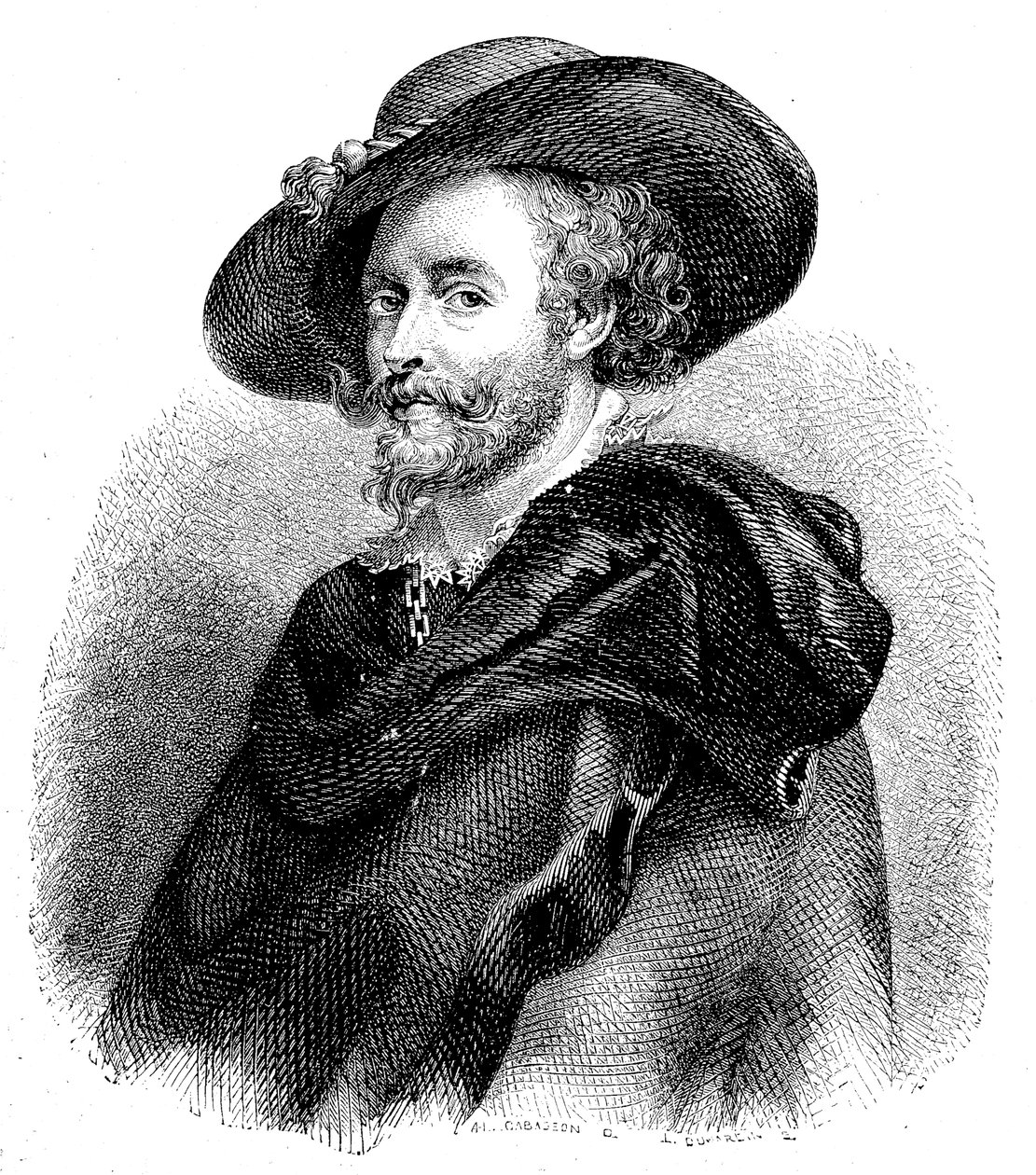 Porträt von Sir Peter Paul Rubens (1577-1640) von Unknown artist