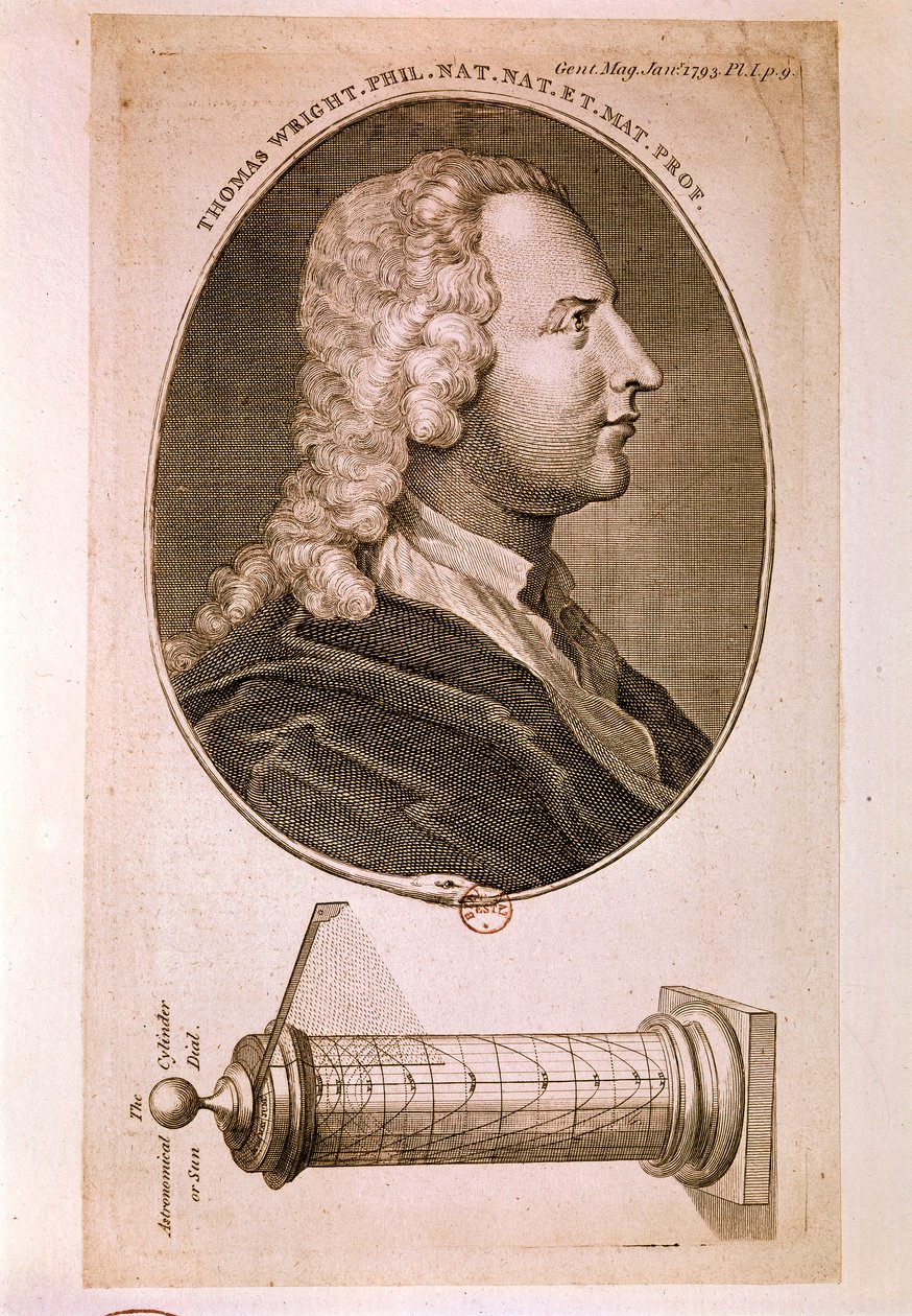 Porträt von Thomas Wright von Unknown artist