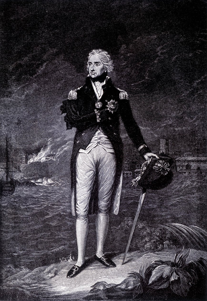 Porträt von Viscount Horatio Nelson (1758-1805), britischer Admiral von Unknown artist