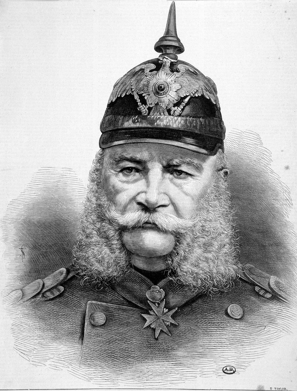 Porträt von Wilhelm Friedrich Ludwig I., König von Preußen und Kaiser von Deutschland (1797-1888). von Unknown artist