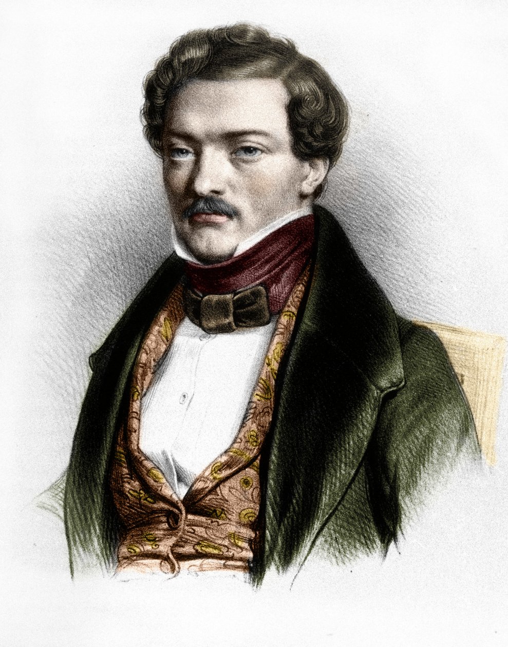 Porträt des französischen Tenors Gilbert-Louis Duprez von Unknown artist