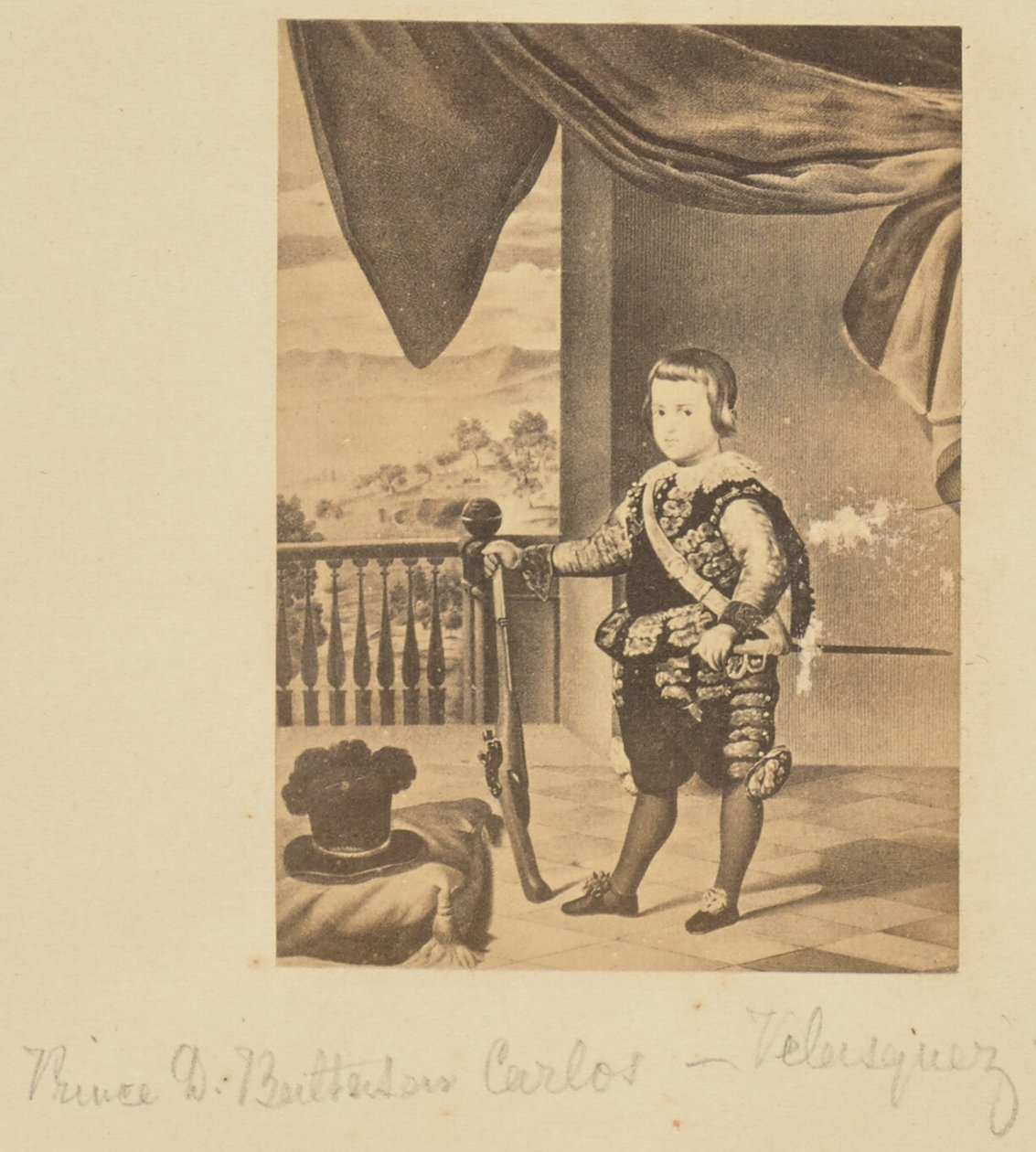 Prinz D. Baltasar Carlos - Velasquez von Unknown artist