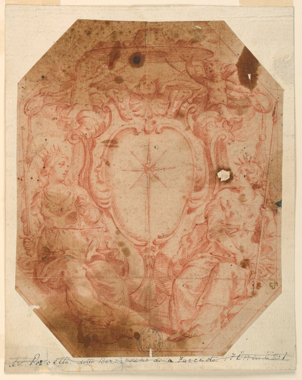 Entwurf für das Wappen eines Prälaten von Unknown artist