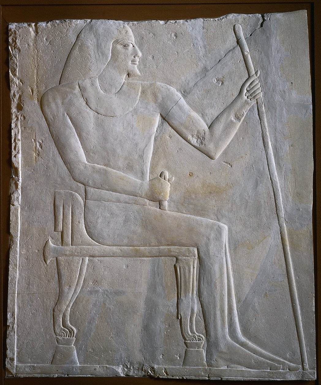 Relief von Nyankhnesut sitzend von Unknown artist