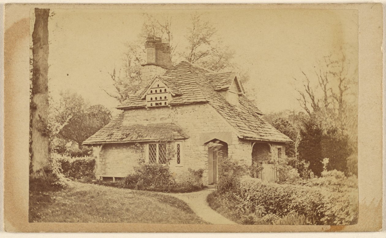 Residenz von Thomas Roberts in Wodenethe Fish Kill am Hudson N.Y. [Außenansicht von Rose Cottage, Blaise Hamlet] von Unknown artist