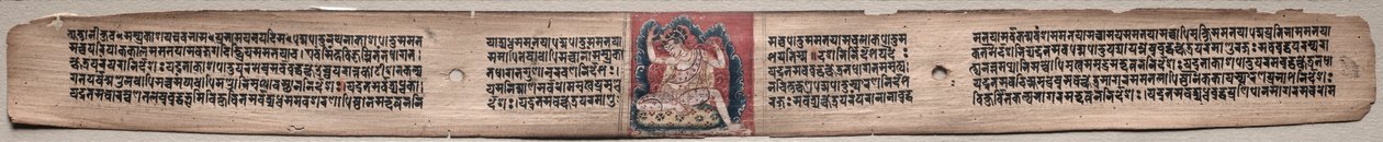Samantabhadra spinnt Wolken der Dinge: Folio 22 (recto), aus einem Gandavyuha-Sutra (Schrift der höchsten Anordnung) von Unknown artist