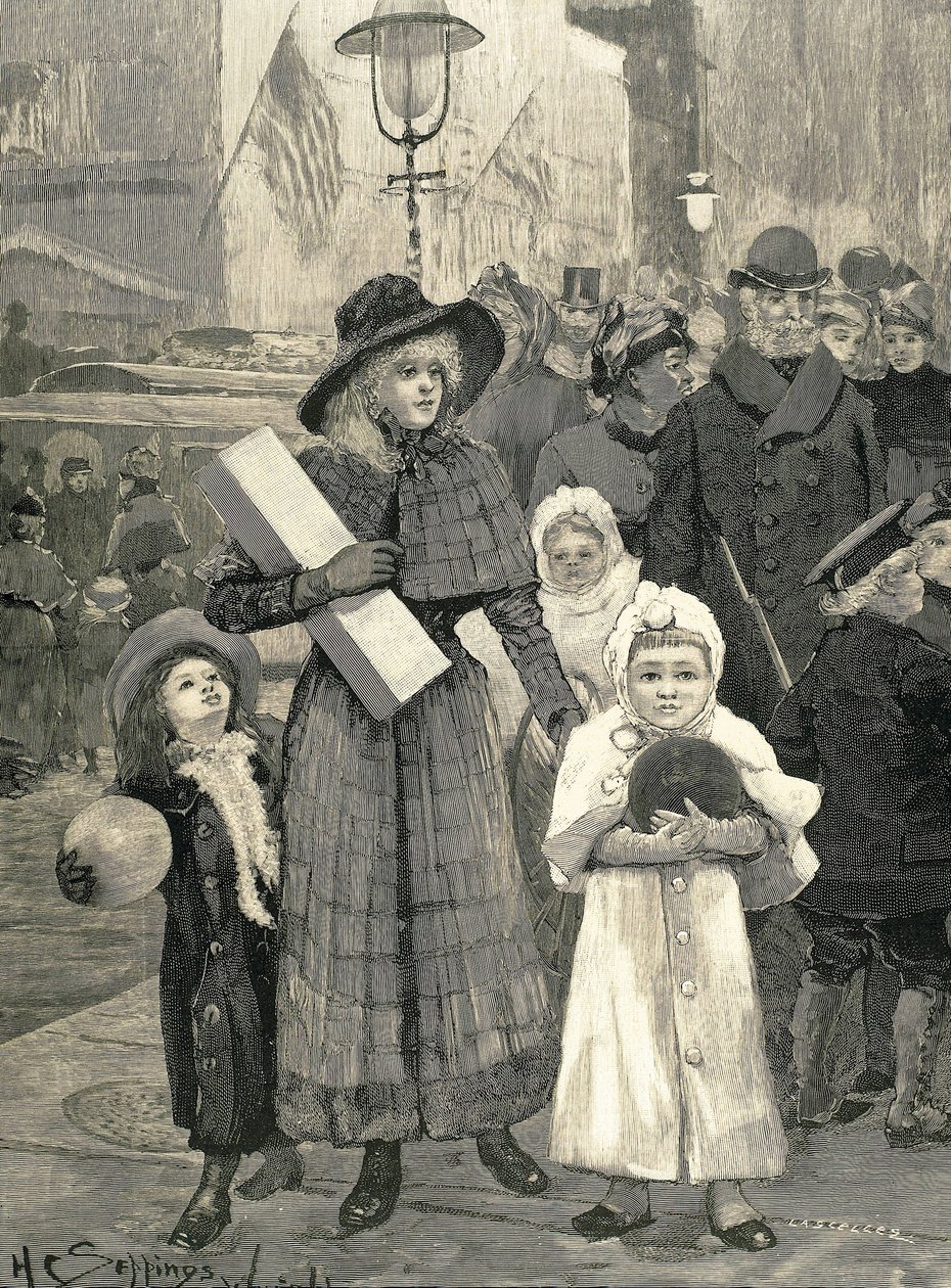 Einkaufen in New York (1891) von Unknown artist