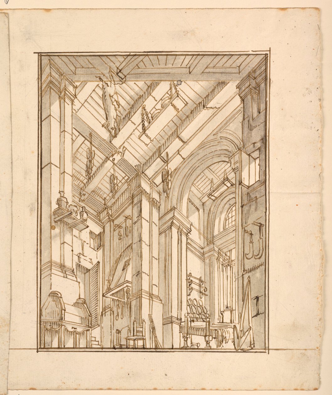 Bühnenbild: Kücheninterieur von Unknown artist