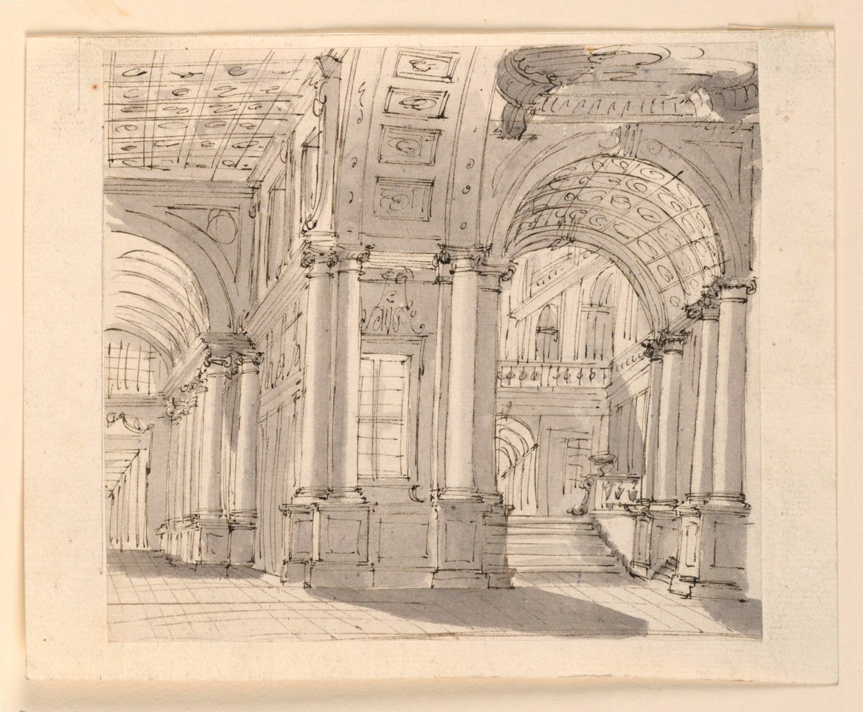 Bühnenbild, Palastinterieur von Unknown artist
