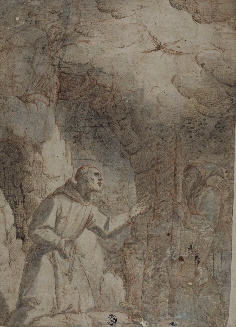 Stigmatisierung des Heiligen Franziskus von Assisi von Unknown artist