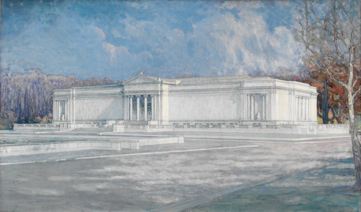 Studie für die Südfassade des Cleveland Museum of Art von Unknown artist