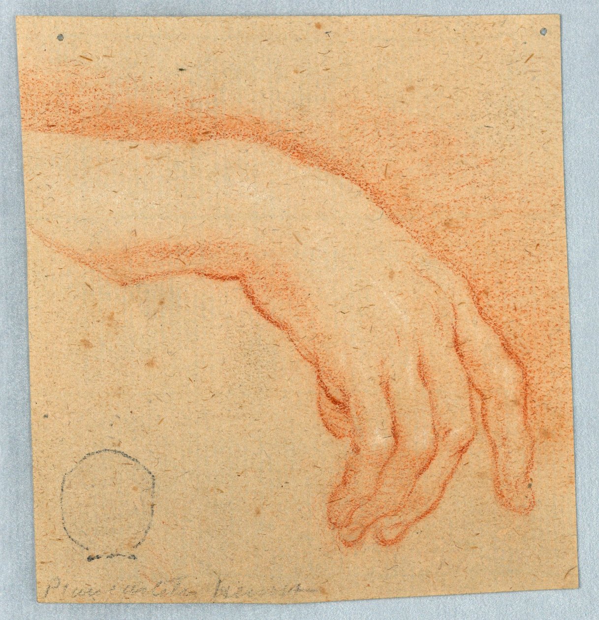 Studie einer rechten Hand von Unknown artist