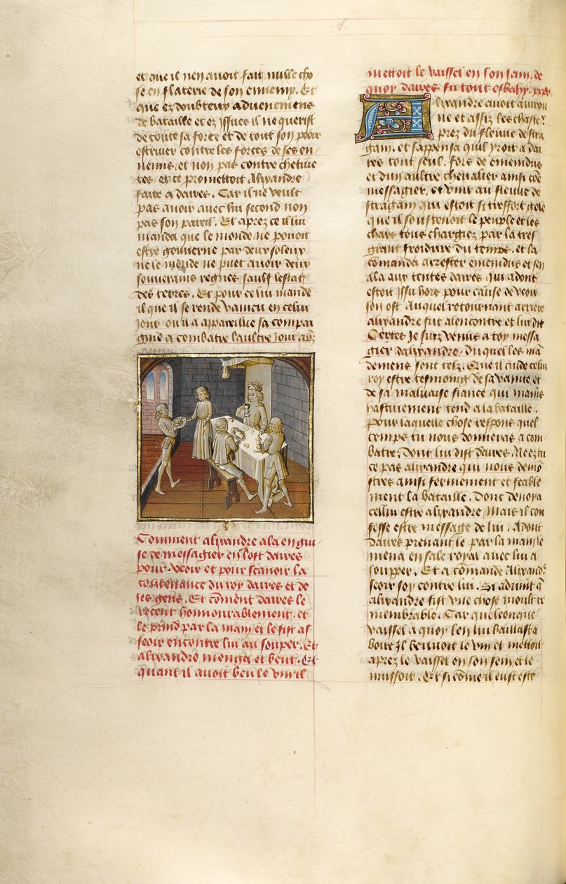 Das Fest des Darius zu Ehren Alexanders des Großen von Unknown artist