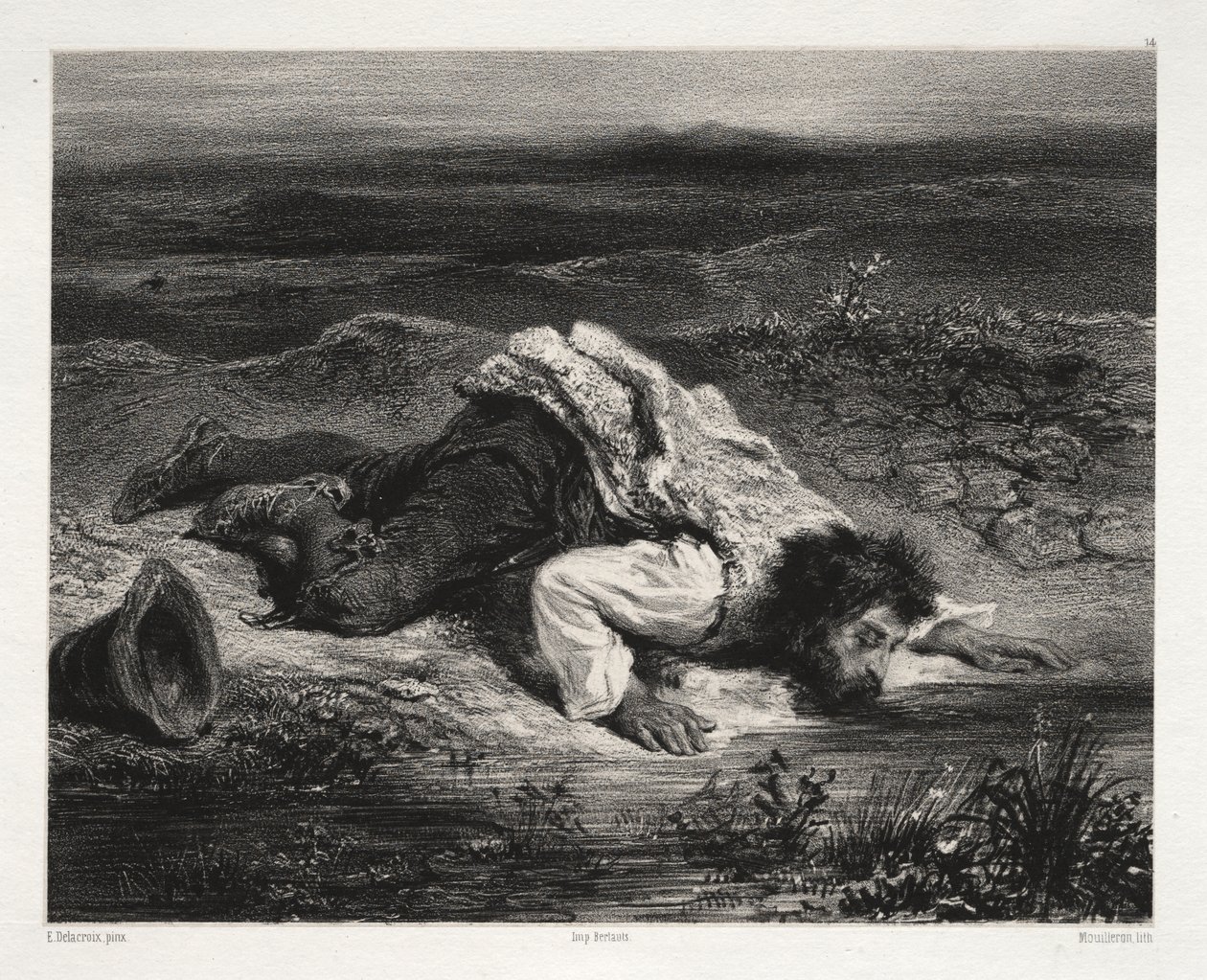 Der verwundete Brigant von Unknown artist