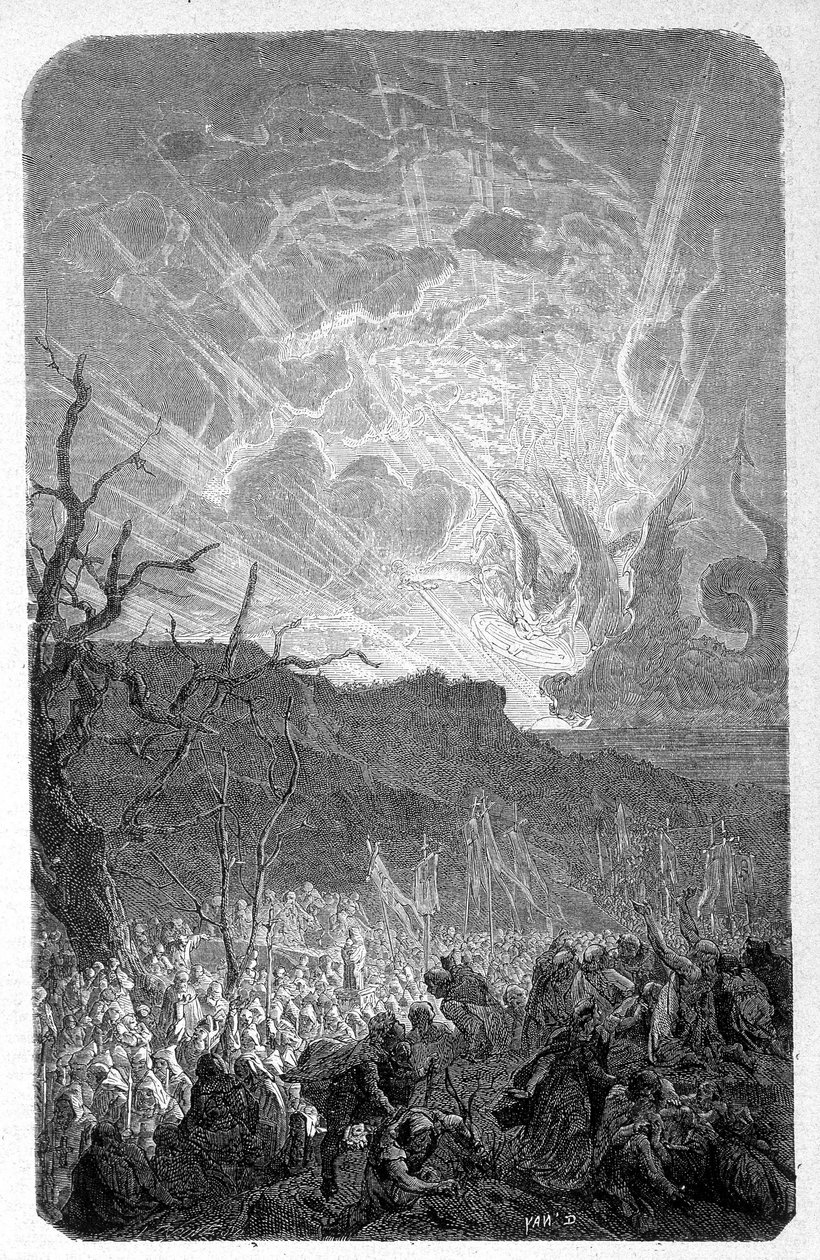 Die Aberglauben des Jahres Tausend (1000): das Ende der Welt - in „Geschichte der Päpste“ von Unknown artist