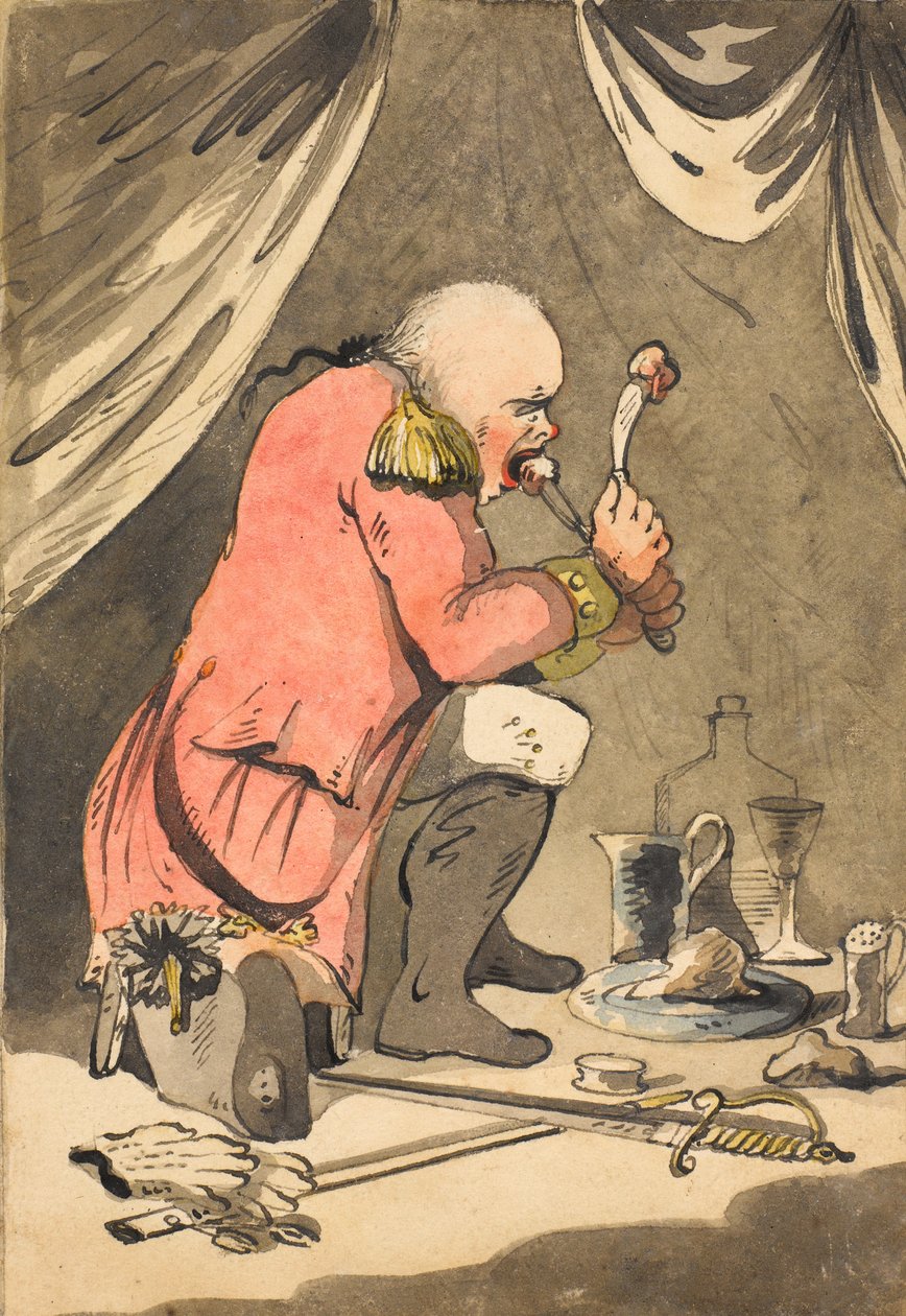 Diese brutzelnden Feldtage nehmen mir den kleinen Appetit, den ich noch hatte, 1796 von Unknown