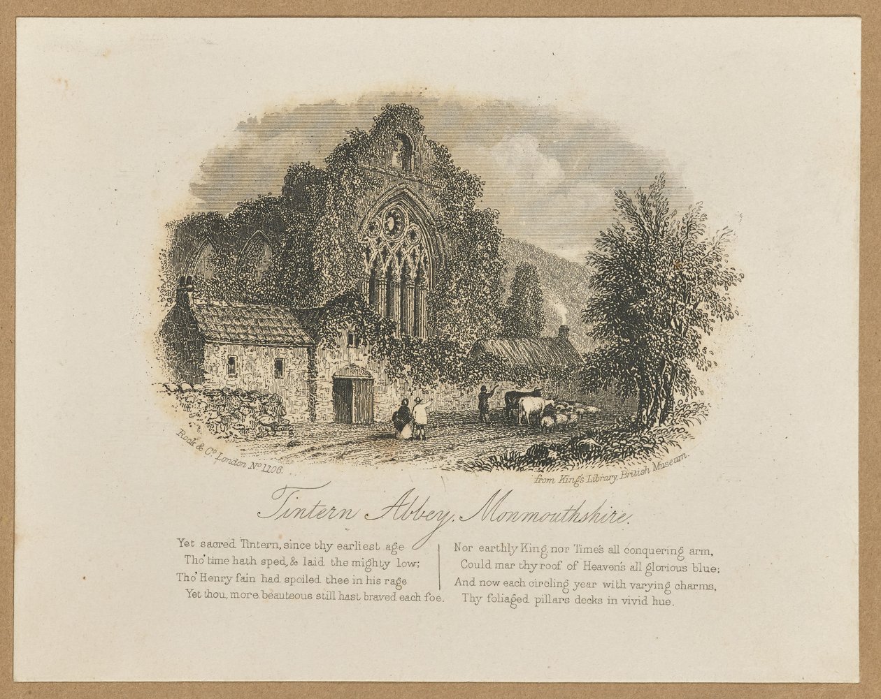 Tintern Abbey, Monmouthshire von Unknown artist