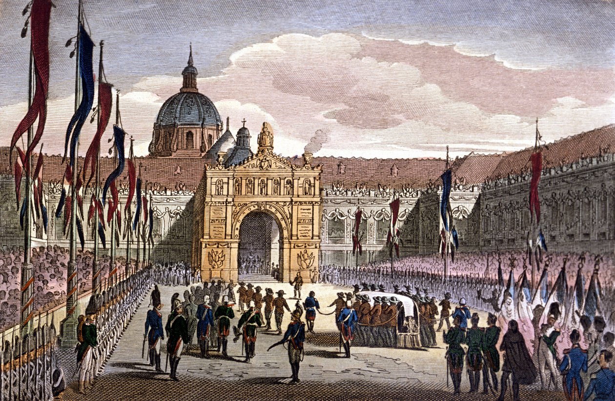 Überführung der Asche Napoleons I. zu den Invaliden, in Paris von Unknown artist