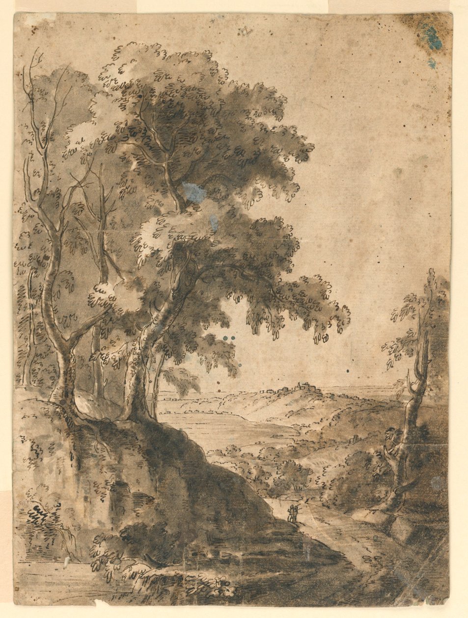 Baum in der Landschaft von Unknown artist