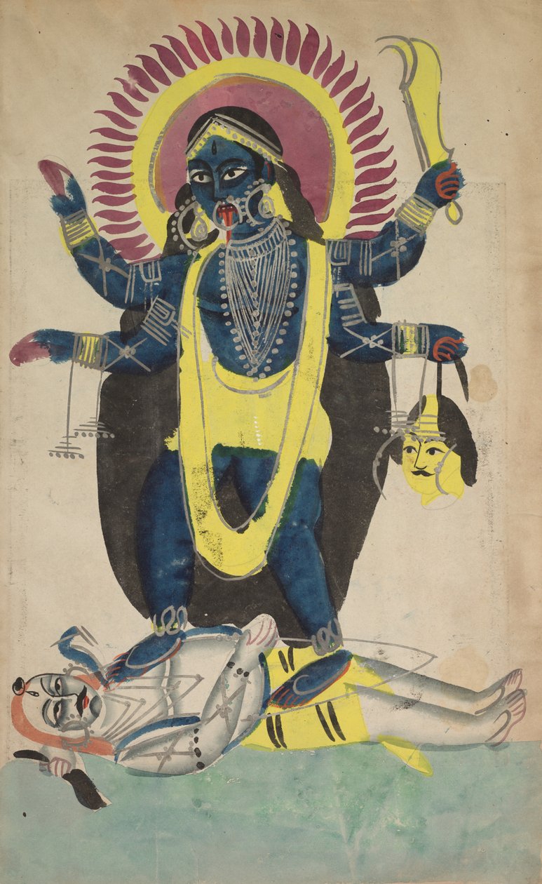 Zwei Aspekte von Kali von Unknown artist
