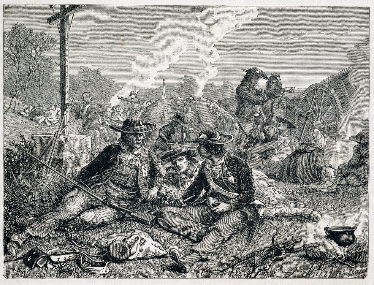 Vendée-Aufständische - Gravur von Unknown artist