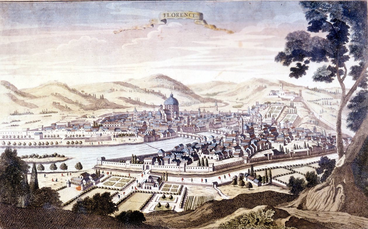 Ansicht von Florenz im 18. Jahrhundert von Unknown artist