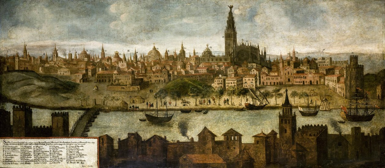 Ansicht von Hispalis (Sevilla) von Unknown artist