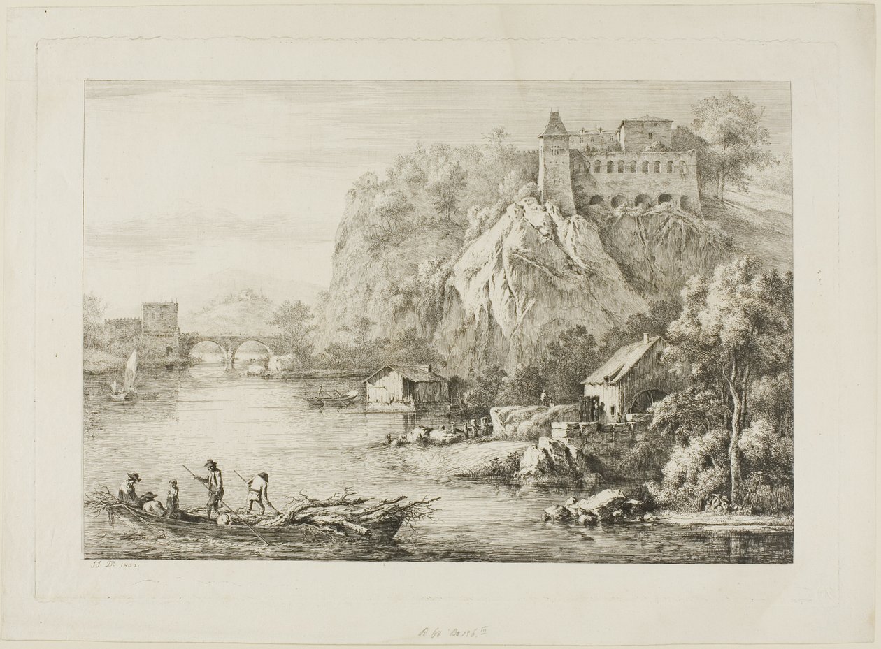 Ansicht der Carmes de Caussées in Lyon von Unknown artist