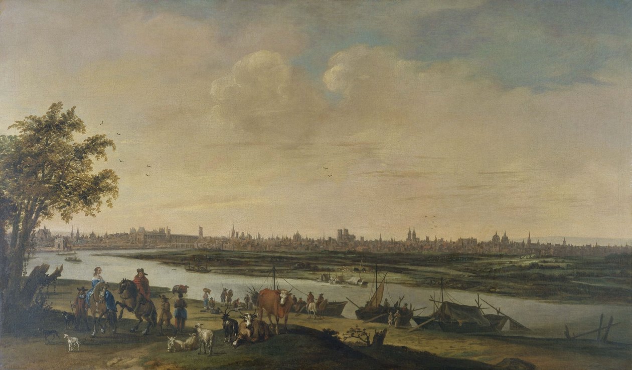 Vue générale de Paris, prise du bas de la colline de Chaillot von Unknown artist
