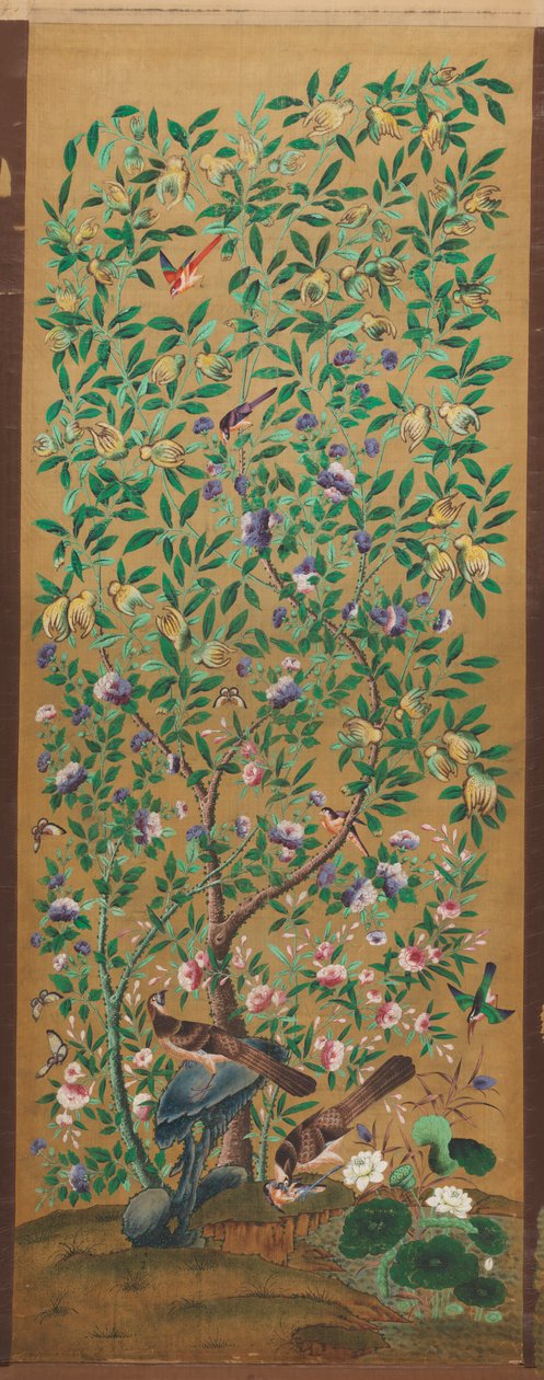 Fensterrollo und Gesims von Unknown artist