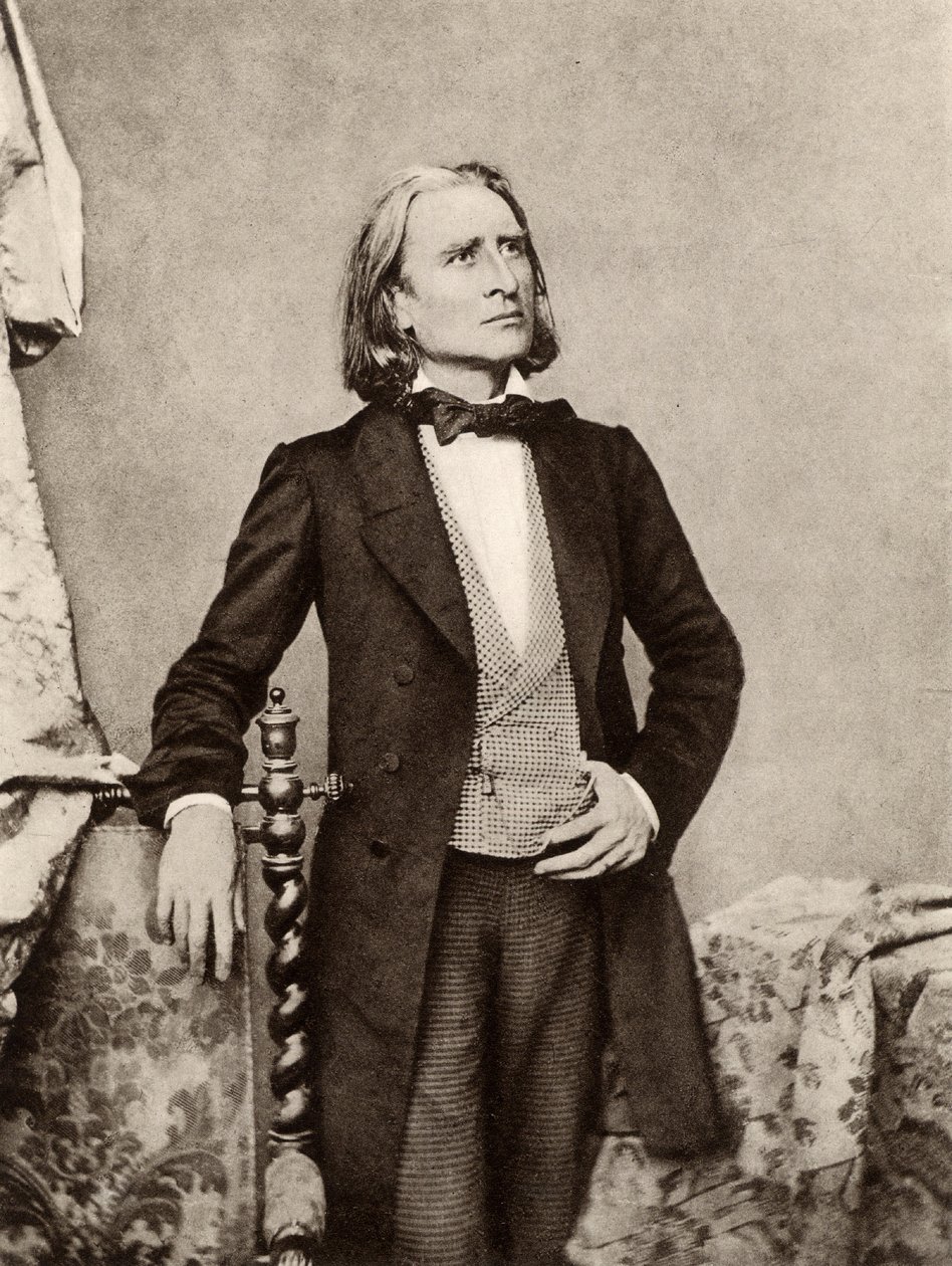 Franz Liszt (1811-1886) ungarischer Pianist und Komponist von Unknown photographer